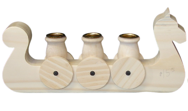 Viking Candle Ship (3 cups), #484