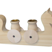 Viking Candle Ship (2 cups), #482