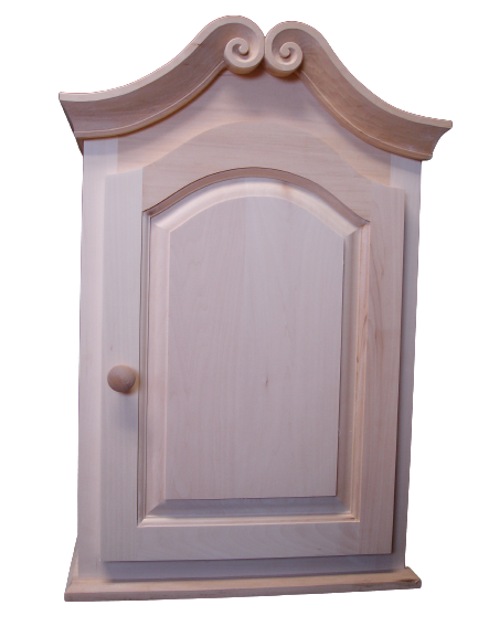 Carved scroll Cabinet, #410