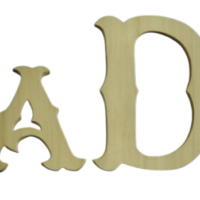 8" letter, #505