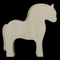 Fjord Horse, Large, #715 - Image 2