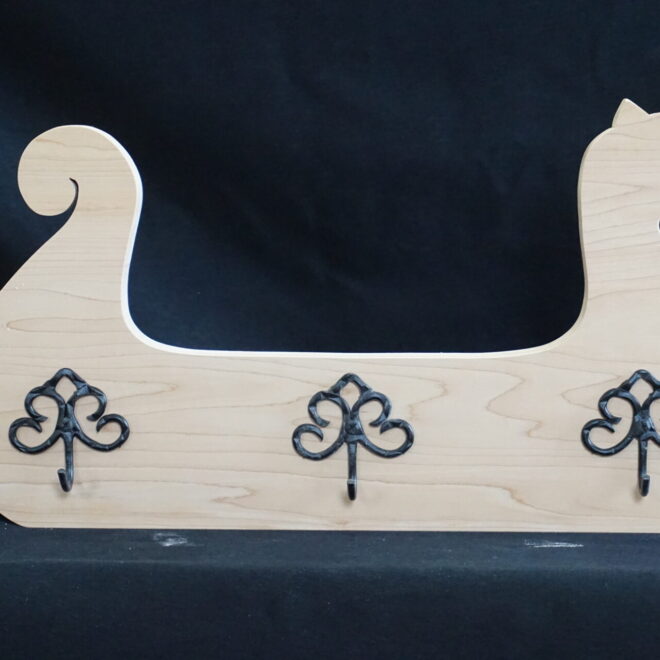 Norwegian Hook Plaque - Viking Dragon, #160