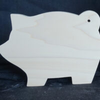 Pig Cheese Board, #719 - Image 2