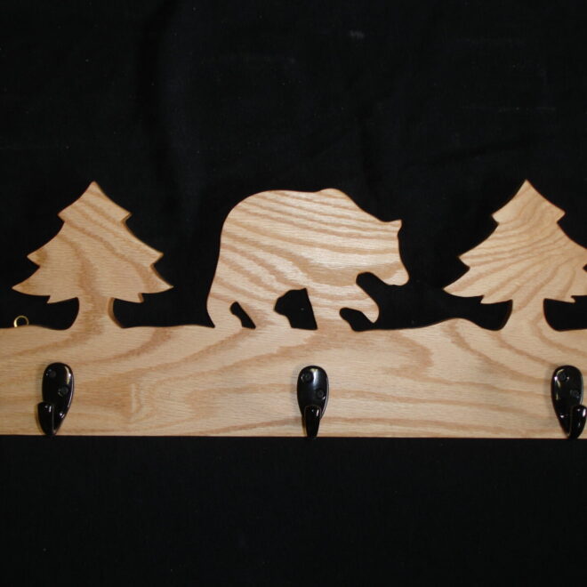 Norwegian Hook Plaque - Bear, #157