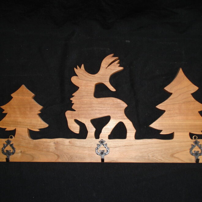 Norwegian Hook Plaque - Reindeer, #158