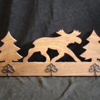 Norwegian Hook Plaque - Moose, #159