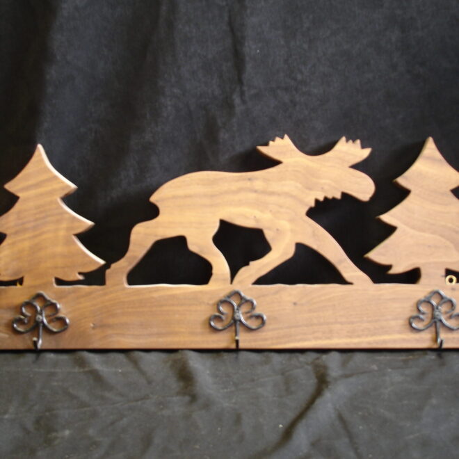 Norwegian Hook Plaque - Moose, #159