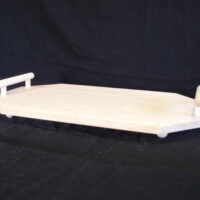 Wood Handle Tray, #293 - Image 2