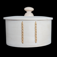 6" Round Bentwood Box, #269 - Image 2