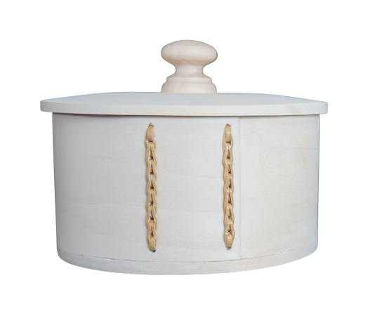 6" Round Bentwood Box, #269