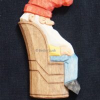 Nisse in Kubbestol Ornament - Image 2