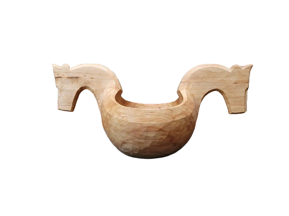 Birch Horse Head Ale Bowl, Large