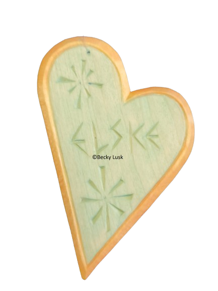 Blue Heart Ornament