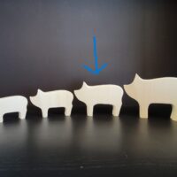 Dala Pig, Large, #681 - Image 2