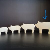 Dala Pig, XL, #682 - Image 2